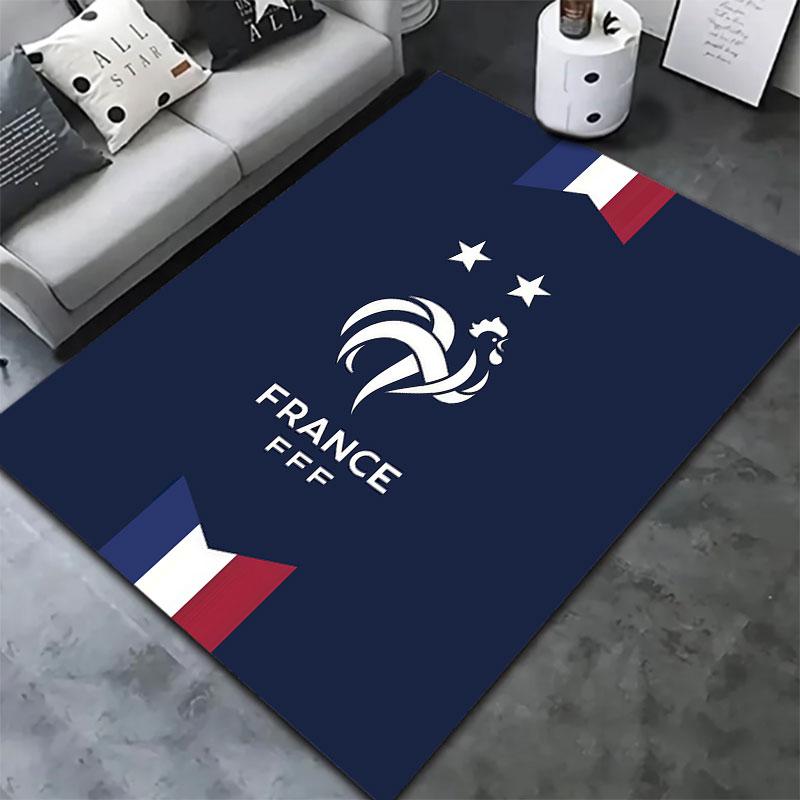 France National Football Team Carpet Rug for Living Room Bedroom Home Sofa Decoration,Kids Play Non-slip Floor Mat