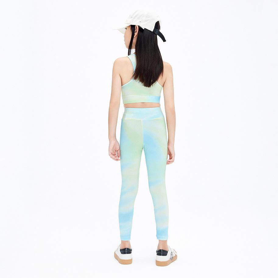 Girls' Quick-Dry Sports Yoga Suit: High Elastic, Skin-Friendly, Breathable, Perfect for Running and Fitness Training.
