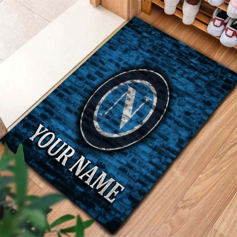 SSC Napoli Custom Name Carpet Rug for Living Room Bedroom Home Sofa Decoration,Kids Play Non-slip Floor Mat