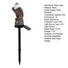 Rustic Wilderness Style Ornaments Eagle Solar Garden Light, Outdoor Waterproof LED Light with Weather Resistant Decor Stake, Bald for Courtyard