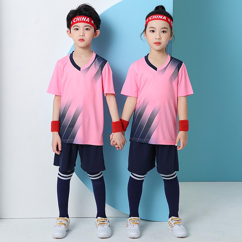 Conjunto de Uniforme de Fútbol de Secado Rápido para Niños para Competición Deportiva Escolar