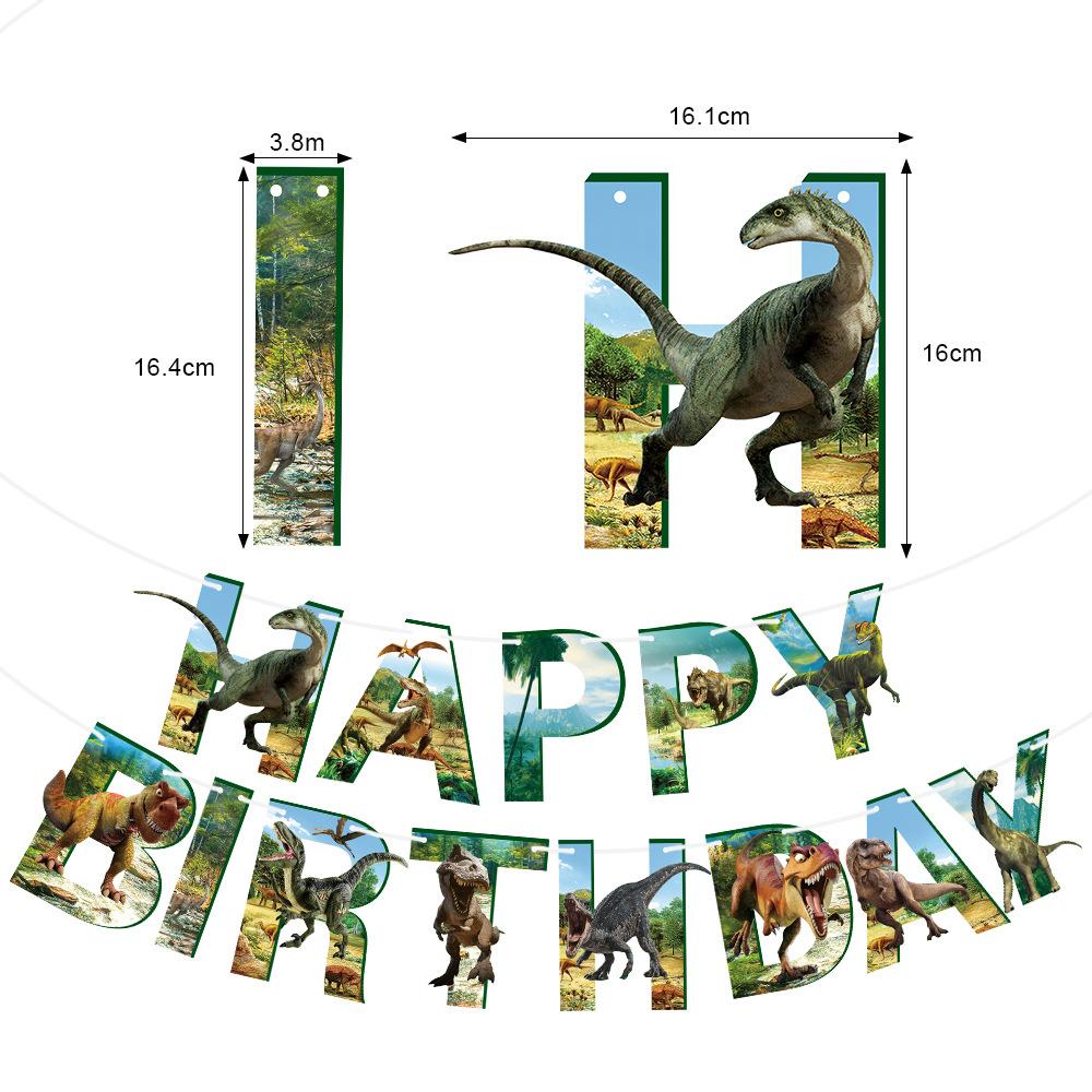 dinosaur party Banner Garland Hanging swirls decor boys dinosaur Birthday decor Banner dino Birthday Party Decoration dino party