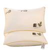 Hotel-Style Memory Foam Alternative Pillow Adults Medium Height 5.1-10cm Hypoallergenic Fiber Fill 40x65cm Rectangular