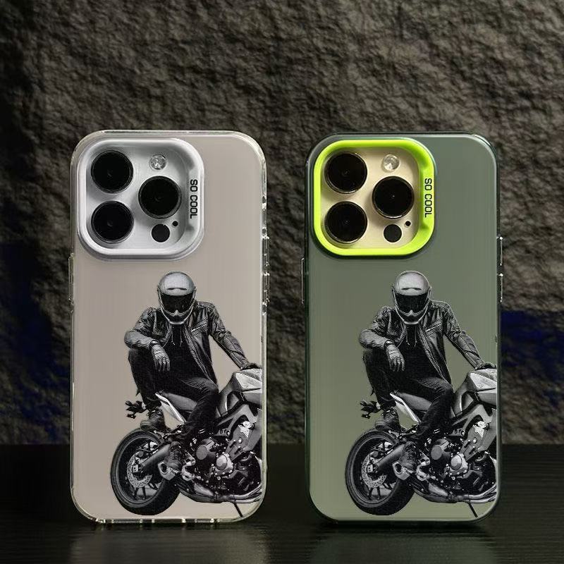 The new European and American locomotives are suitable for iphone17 mobile phone case Apple 15promax/14/13pro12 personality 11E