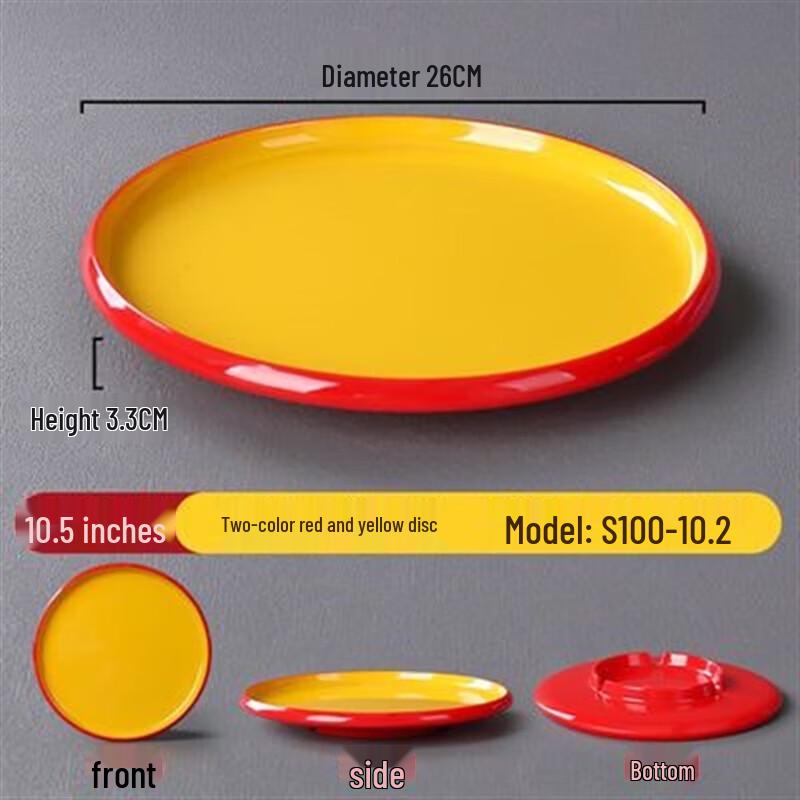 Nordic Melamine Restaurant Flat Plate