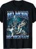 Men's Fun Alpha Wolf and "No More Mr. Nice Guy" Graphic T-Shirt - Bold Wolf Pack Design