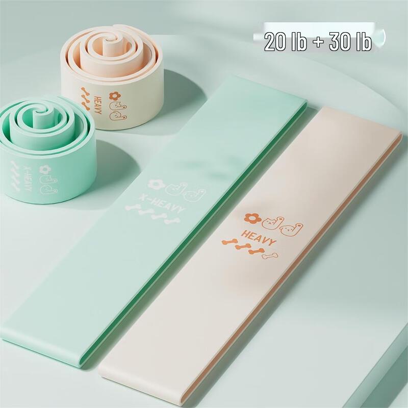 Junshi Yoga Resistance Loop Bands Set