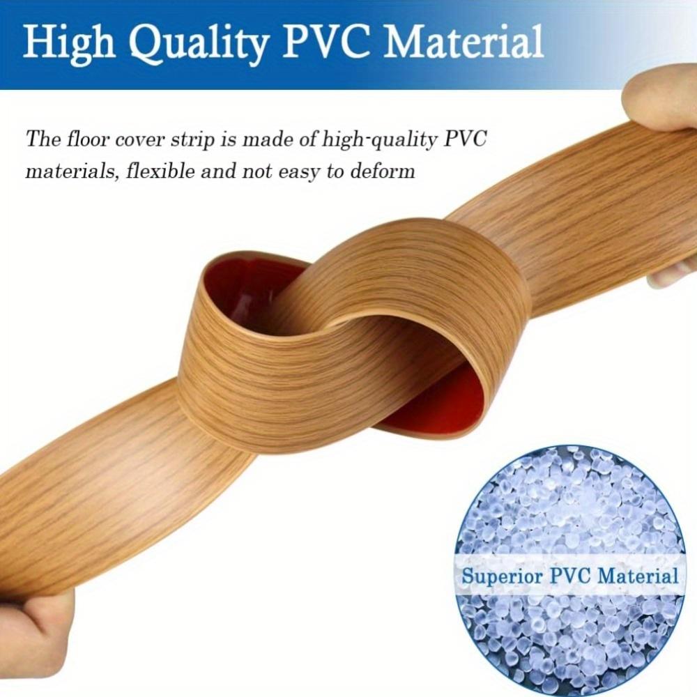 1pc Self-Adhesive Wood Grain Floor Edge Strip - Perfect for Door Seam Accent, and Matte Surface Application, Door Stitching Accessories, Home Decor