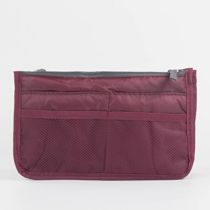 Korean Style Double Zipper Cosmetic Bag Multi Functional Storage Bag