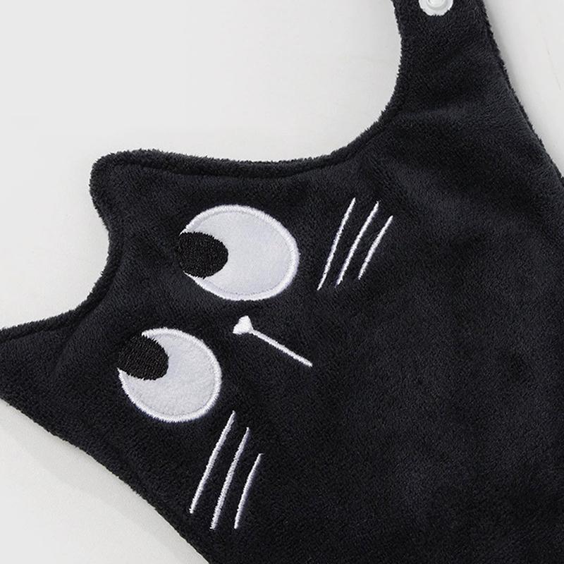 Zabawne ręczniki do rąk z kotem Ręcznik do rąk do kuchni i łazienki Kulka szybkoschnąca Miękka chłonna Mikrofibra Kreatywne ręczniki