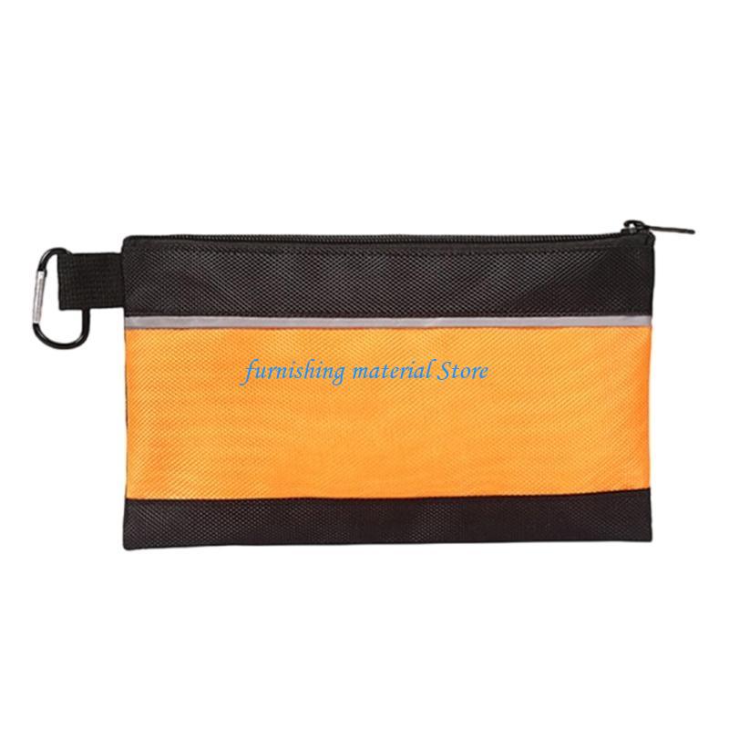 Y5GD Compact Oxford Fabric Tool Bag For Electricians Zippered Tool