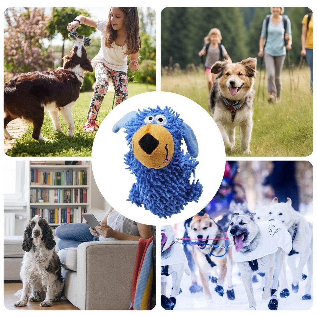 Squeaky Toys For Dogs Interactive Dog Squeak Toys For Teeth Cleaning Stimulation Enrichment Puppy Chewers For Boredom Relief