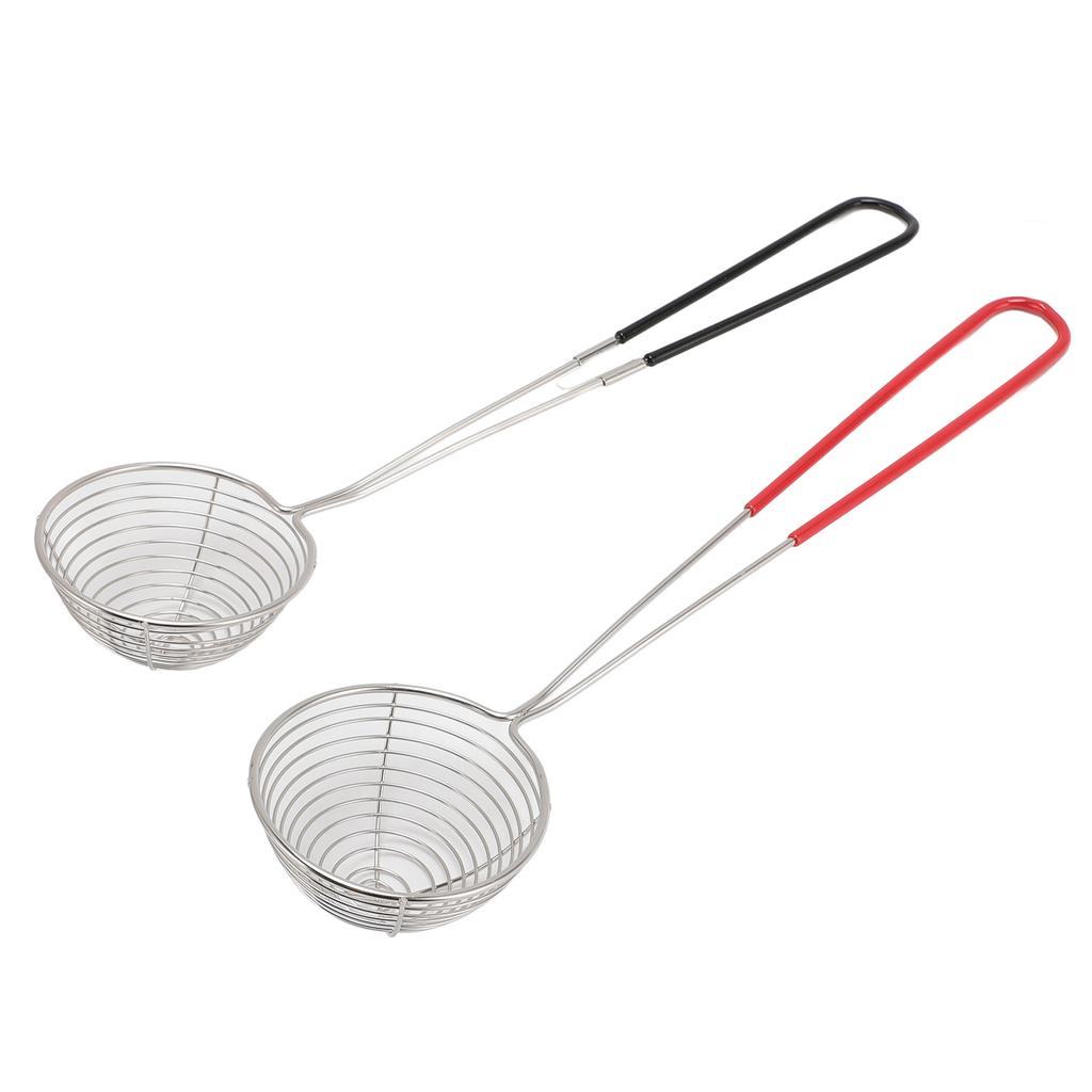 8 ks sítko na horké hrnce, lžíce z nerezové oceli, skimmerové naběračky s rukojetí pro domácnost