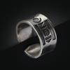Retro SOYOMBO Mongolian Ring For Men Silver Color Punk Gothic Open Ring Handmade Blessing Jewelry Unisex Accessories Lovers Gift