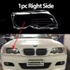 For BMW E46 Coupe Convertible 1999-2003 Pre-facelift M3 2000-2006 Car Headlight Clear Lens Headlamp Clear Cover Auto Accessories