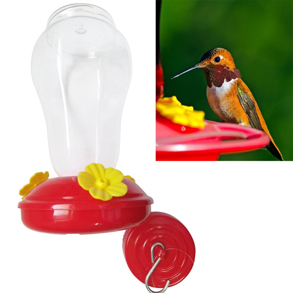 Široká ústa pasu krmítko pro kolibříky Patio Yard Window Bird dárek