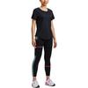 Under Armour Einfarbig bedrucktes Rundhals Kurzarm T-Shirt Damen Oberteile Schwarz 1373399-001