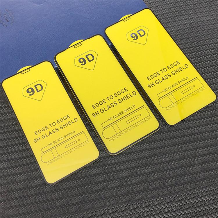 Factory Price UV 9D Ultra-Thin 9H Hardness Tempered Glass Screen Protector for 17 Air 16 15 14 13 12 11 Pro Max