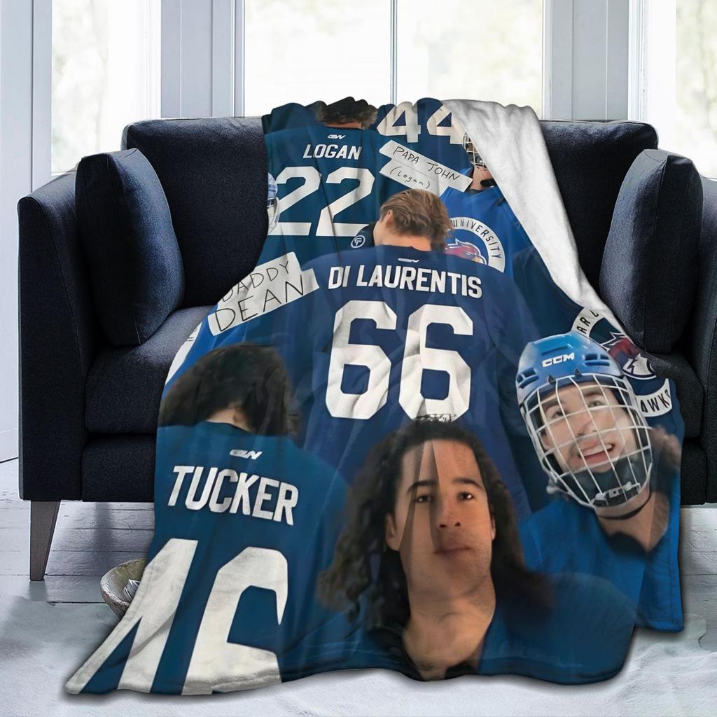 Off Campus Hockey Romance Blankets Velvet All Season Portable Soft Throw Blanket for Sofa Outdoor Bedspreads