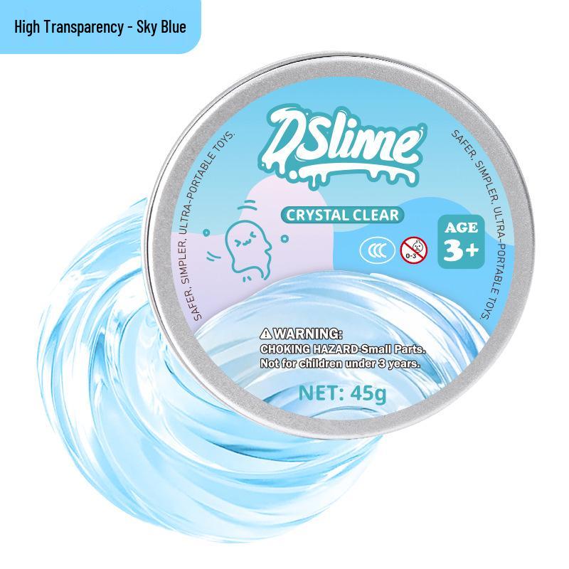 Safe Non-Toxic Liquid Glass Slime: Cross-Border Bouncing Putty for Kids