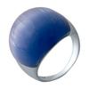 Silver Ring with Cat's Eye, Product Weight 11.21 Gr (2026518)