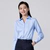 Trolman Women's Wrinkle-Free V-Neck Long-Sleeve Professional Blouse