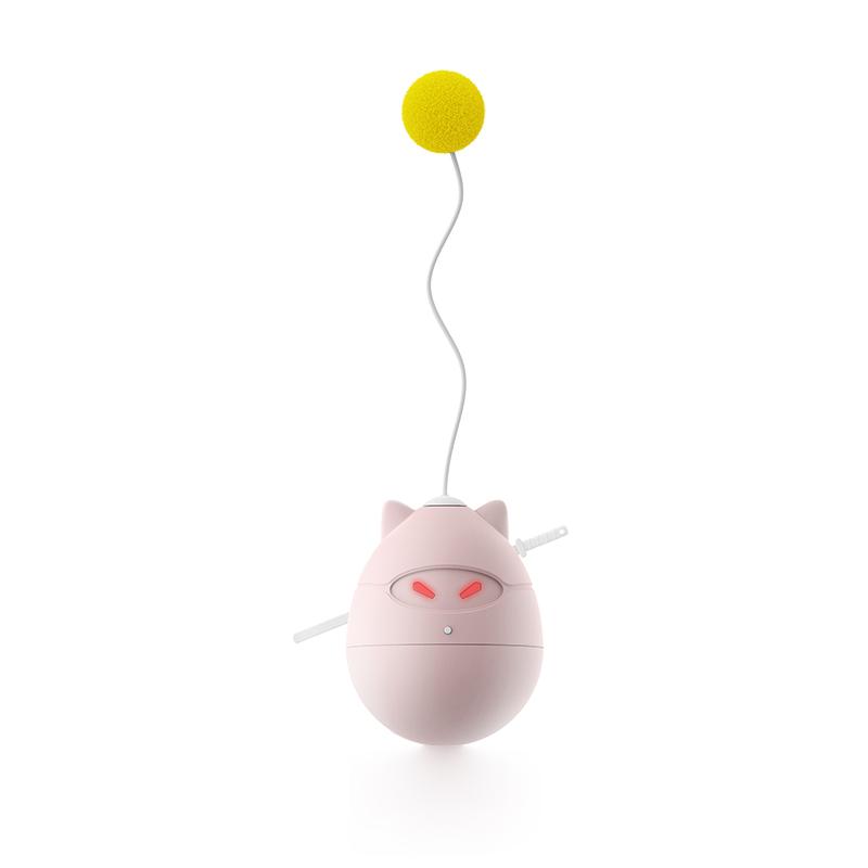 Funny Cat Toy Ninja Tumbler Toys Interactive Cat Teaser Toy Pet Toys with Rotating and Stumble Smart Companion Toy for Cats
