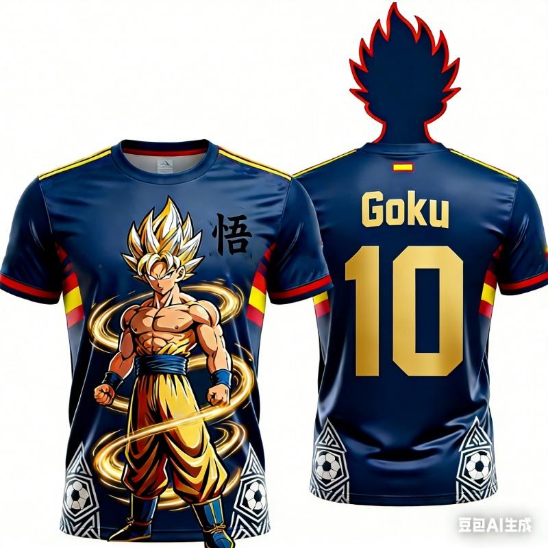 2026 Classic Anime Dragon Ball Character 3D Printed T-shirt Y2K Style Unisex&children's Layered Must-have for Summer and Autumn