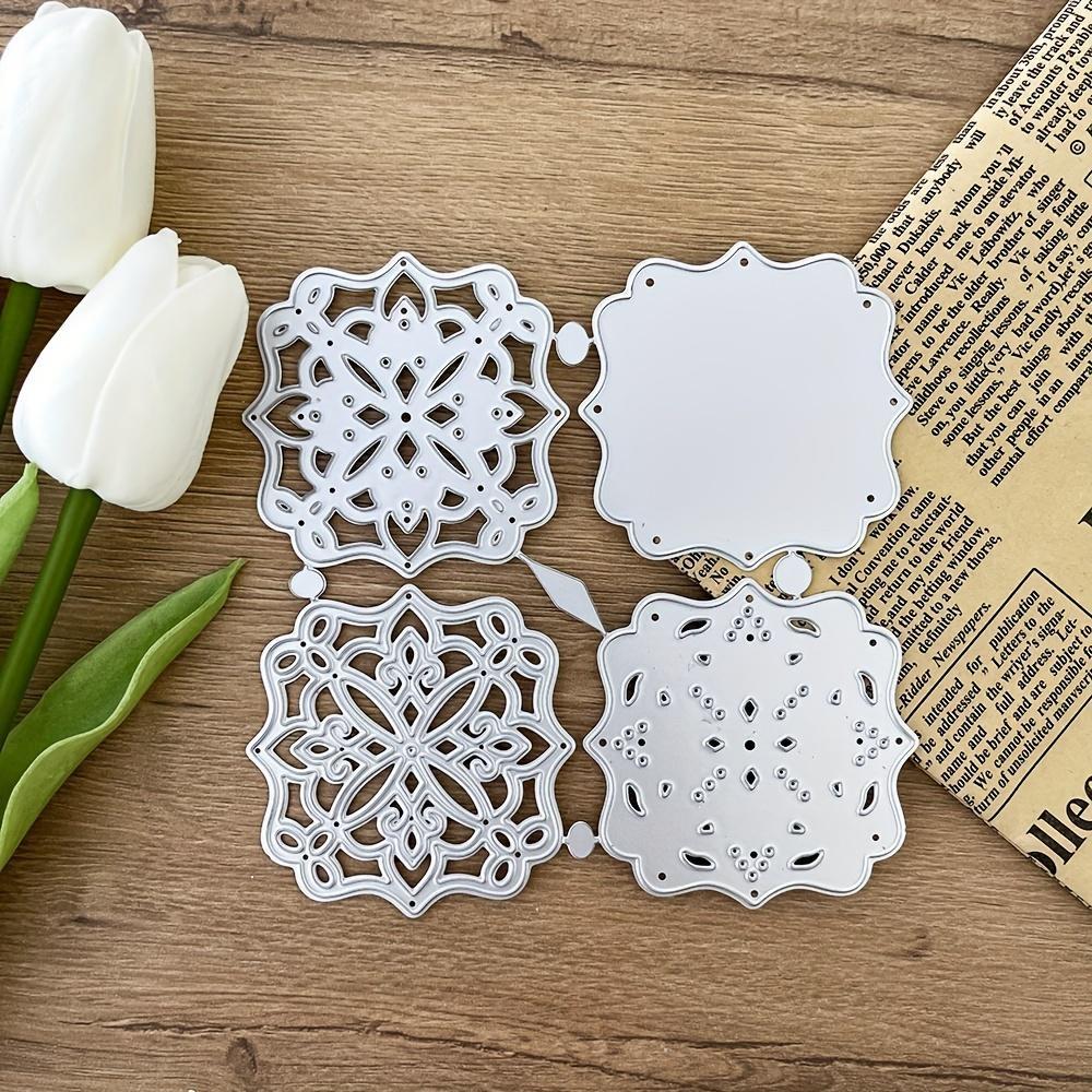 Layered Frame Metal Cutting Dies Stencil for DIY Scrapbooking Photo Album Embossing Paper Cards Crafts Diecuts