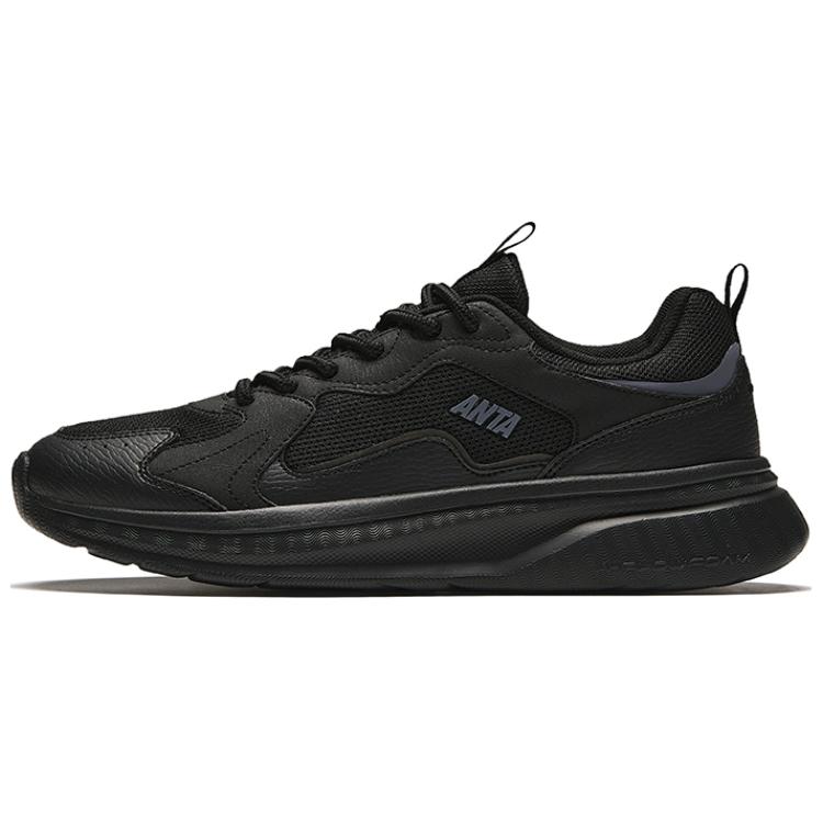 Anta Lifestyle Series Men Low Top Casual Shoes Black Grey 912438808-5 39