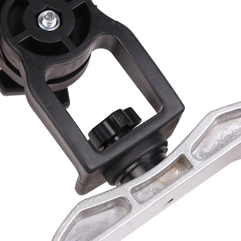 360° Nastavitelný držák rybářského prutu s velkým otvorem svorky, multifunkční držák prutu na loď, montáž na zábradlí pro jachty, kajaky