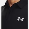 Under Armour Breathable Loose-Fit Golf Polo Shirt Men Tops Black 1365512-001