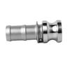 304 Stainless Steel E-Type Quick Connect Hose Barb Male Fitting for Water, Air, and Oil