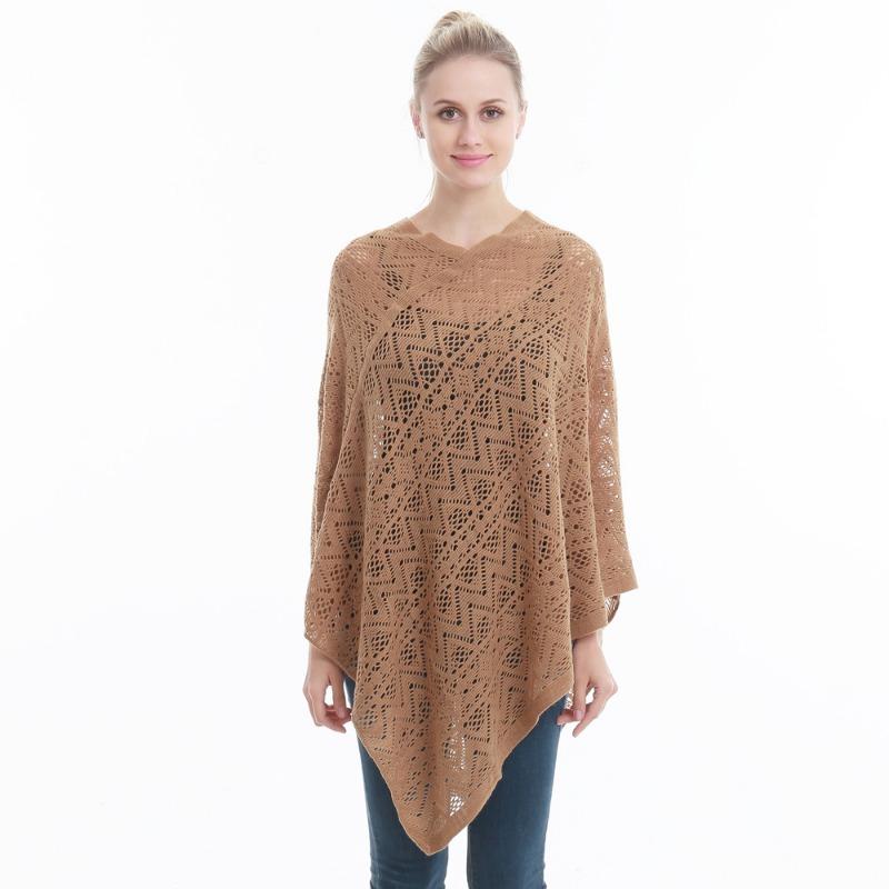 Large Size Women's Hoodie Loose Hollow Irregular Pullover Top Cape Sweater One Piece Hair Replacement