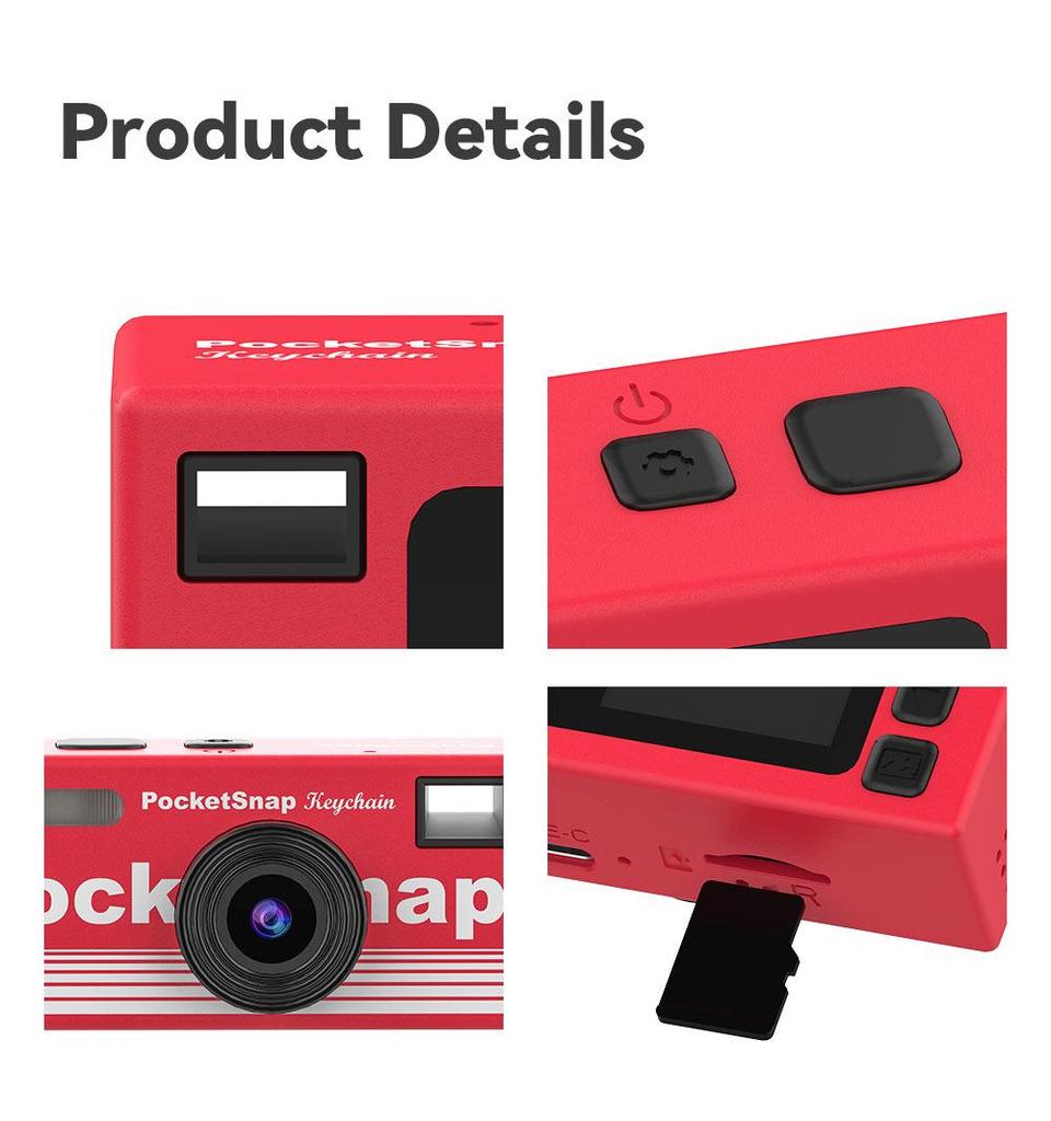 Retro Mini HD Mirrorless Travel Camera for Students