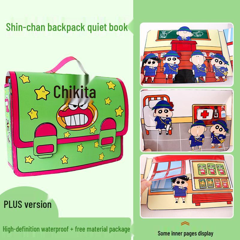 

Креативный рюкзак-книжка «Шин-чан» для самостоятельного творчества: Шин-чан и друзья