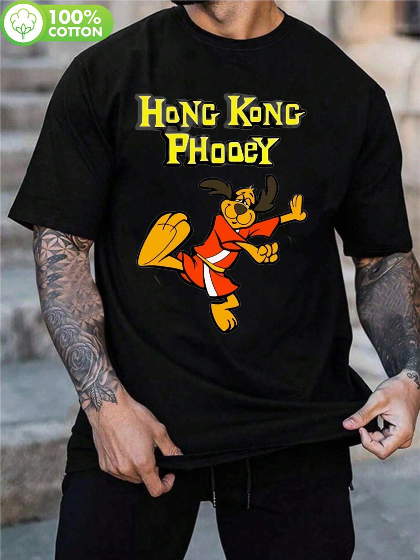 Hong Kong Phooey Graphic Tshirt - 100% Cotton Plus Size W... M