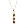 Hand-Wound Crystal Bead Agate Amethyst Pendant Necklace N709