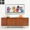 Cute Owl Wall 49cm X Feng Oil Art Year of the Rooster Art, 95cm, Framed, Stylish, Landscape, Shui, Painting, Panel, Owl,