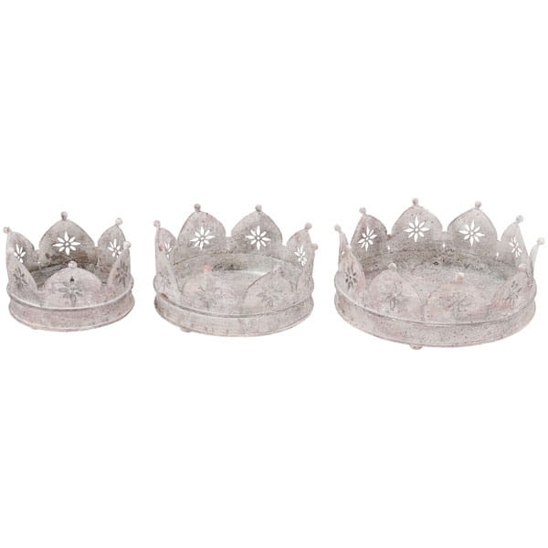 Royal crown candle holder metal royal candlestick larger