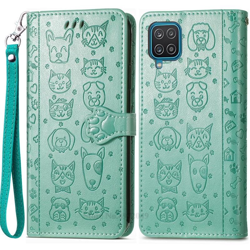 SamsungA12 Case For Samsung Galaxy A12 Wallet Leather Flip Phone Case For Samsung A12 A 12 Case Protective Cover Coque Fundas