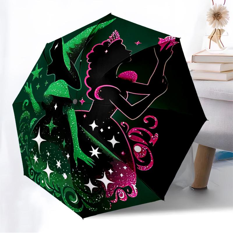 1pc Wicked Automatic Folding Umbrella, Portable Collapsible Design, Casual Outdoor Accessory L1127122
