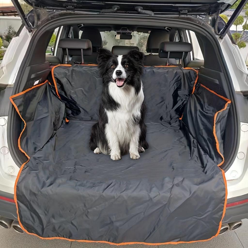 Universal SUV Trunk Protective Mat, Rear Seat Cargo Area Waterproof Cover, Full Protection & Easy Installation