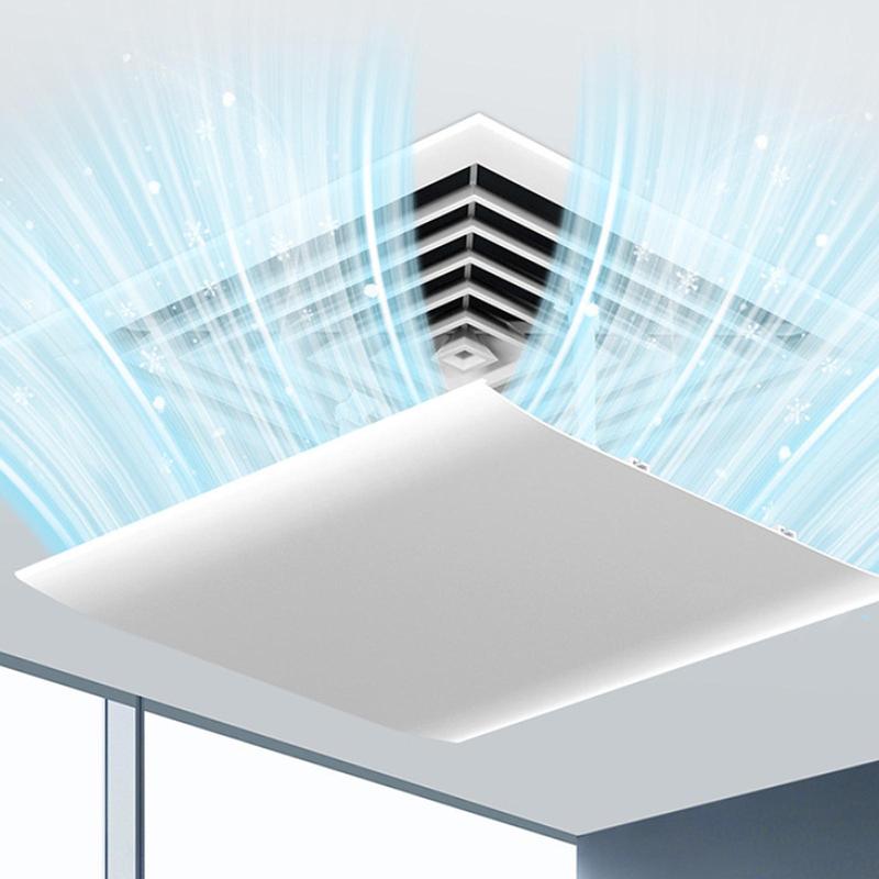 Air Conditioner Deflector Telescopic Angle Adjustable Air Baffle Windshield Deflector for Hanging Air Conditioner Outlet Wing