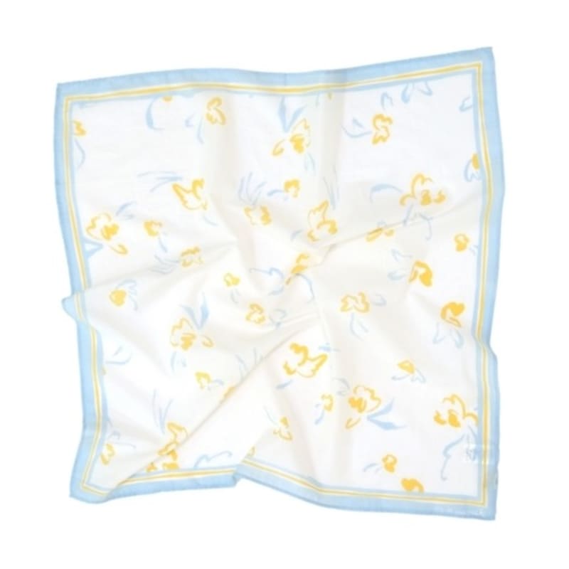 MATT AND MEL [Organic Scarf] Genista - Blue