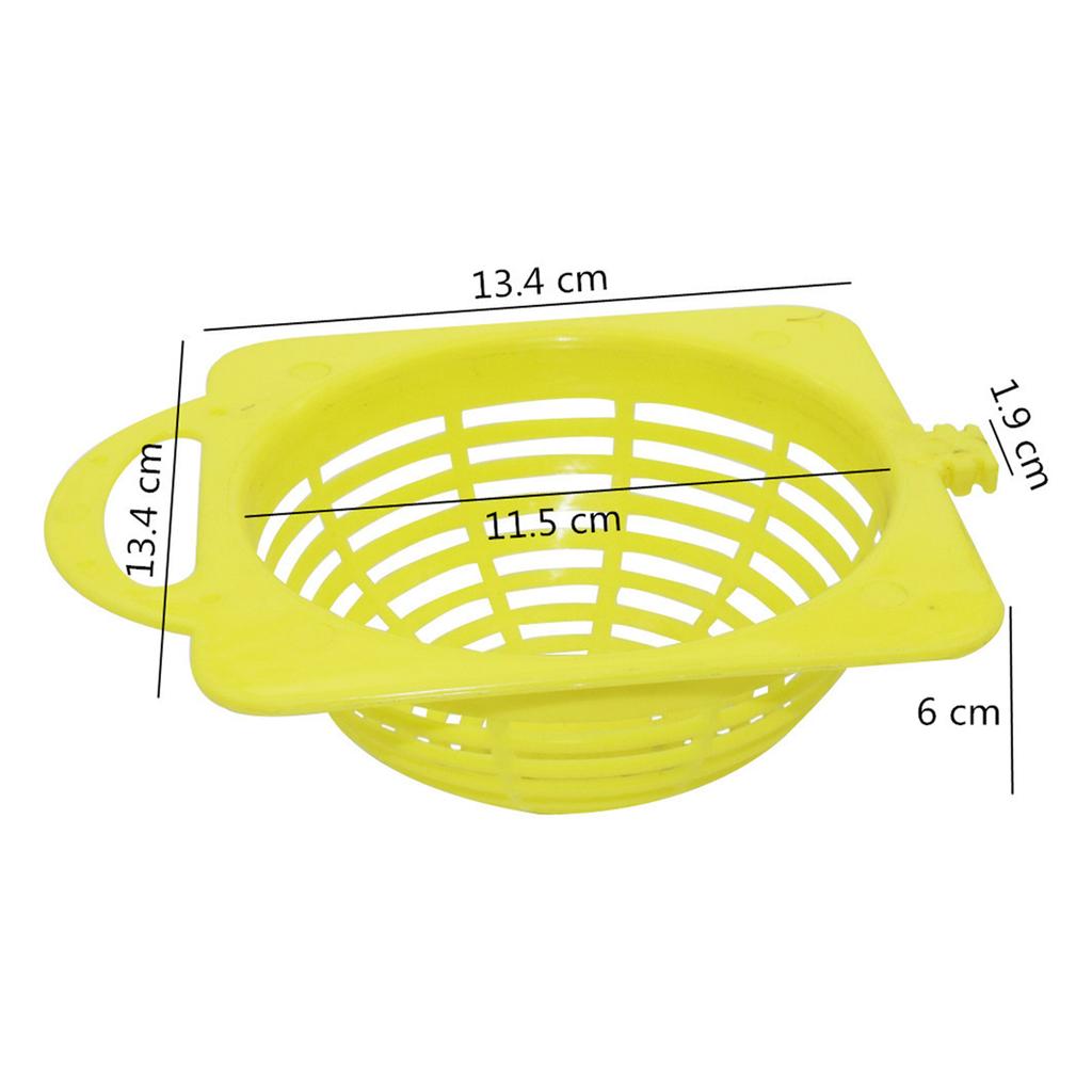 1Pc Bird Nest Basin Breathable Durable Canary Parrot Small Bird Buckle Type Hatching Nest Stand Stick Support Bird Cage Fittings