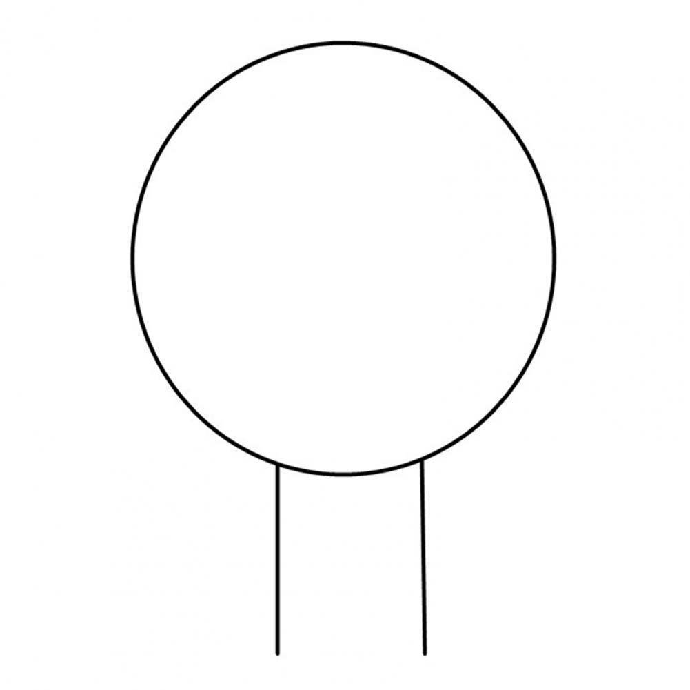 

Опора для вьющихся растений, круглая шпалера для растений в форме сердца, набор круглых шпалер для вьющихся растений, вставка для кашпо из проволоки с покрытием