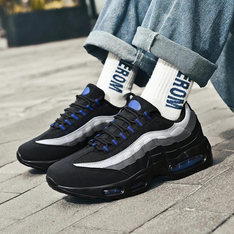 Zapatillas de Running Nuevas para Hombre Amortiguación de Aire Completa Ligeras Transpirables Cómodas Entrenamiento Atlético Jogging Zapatillas Deportivas de Lujo