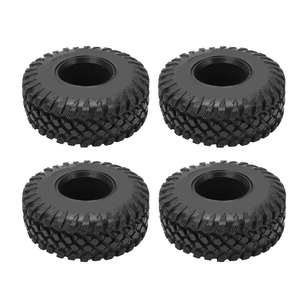 4Pcs Rubber Tires Strong Grip Non Slip Durable Easily Install Replacement Tire for SCX10 for SCX10III