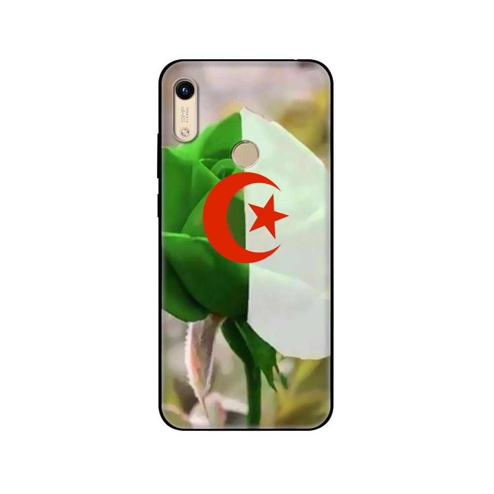Black Tpu Case For Huawei Honor 8a Prime 8s Prime 9 Lite Honor 9A 9C 9X Premium 9x Pro 9S Case Cover Algeria Flag